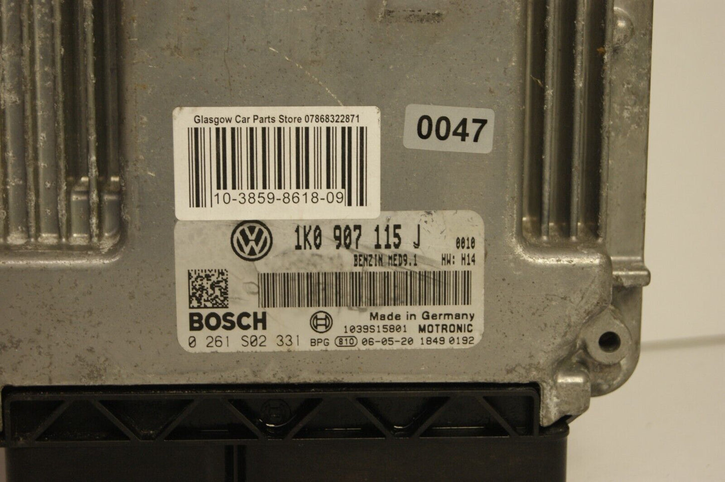 VW  GOLF JETTA 2.0TSI 1K0907115J  0261S02331 PLUG AND PLAY (CLONING).