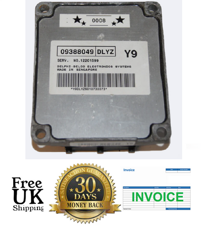 Daewoo Chevrolet ECU 09388049 - Delphi 12201599 DLYZ