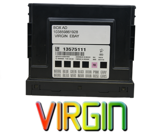 VAUXHALL INSIGNIA ASTRA J BODY CONTROL ECU MODULE 13575111 VIRGIN