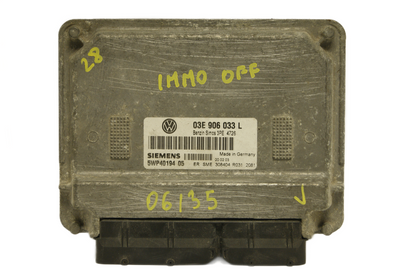 VW Polo Skoda 1.2 12v  ECU 03E906033L ,5WP40194 IMMO OFF PLUG AND PLAY