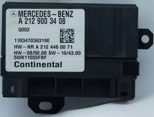 MERCEDES C CLASS W204 FUEL PUMP CONTROL MODULE A2129003408