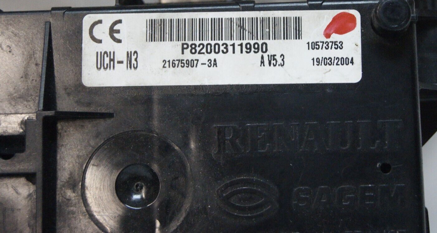 renault clio 2 p8200311990 uch-n3 21675907-3a sagem VIRGIN