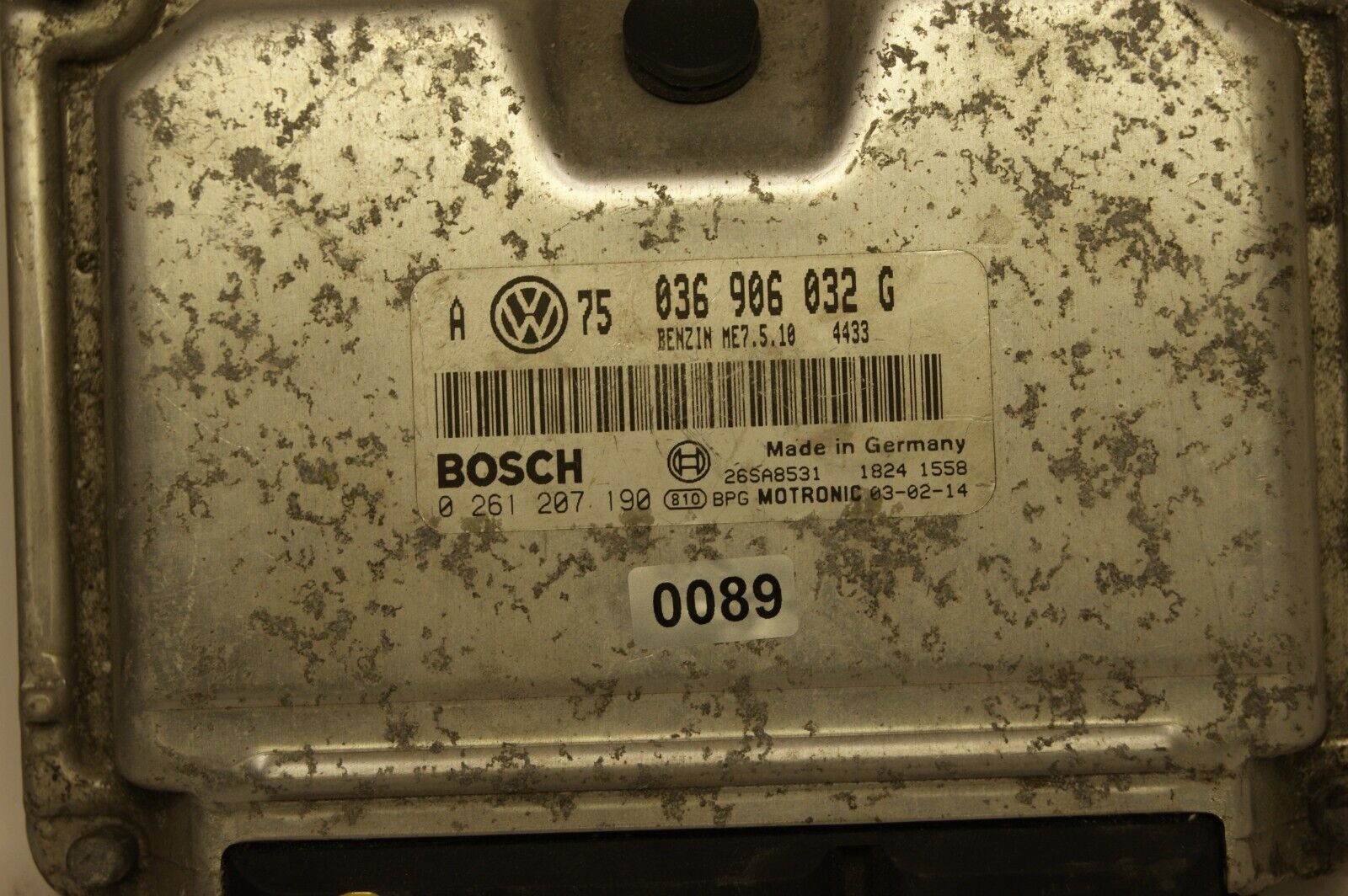 ME7.5.10 VW AUDI ECU 036906032G / 0261207190   IMMO OFF PLUG & PLAY. - Glasgow Car Parts Store 