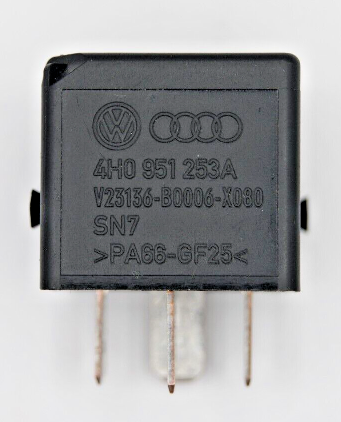 VW Seat Black-645 4-Pin Multi-Use Relay 4H0951253A