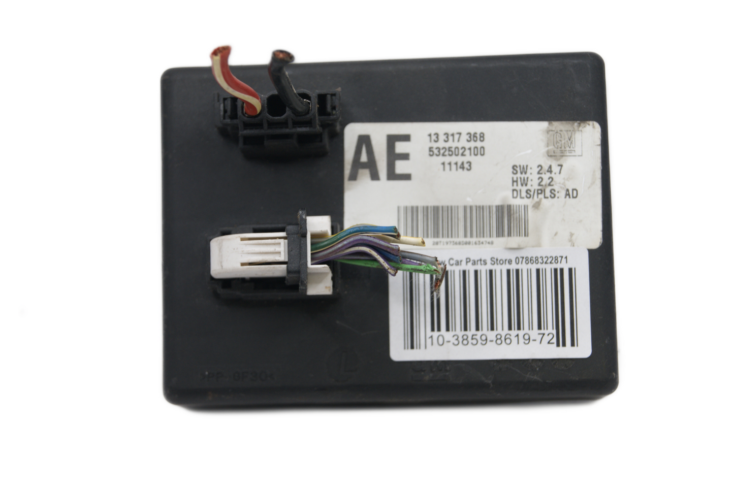 VAUXHALL INSIGNIA LIGHT CONTROL MODULE 13317368 AE