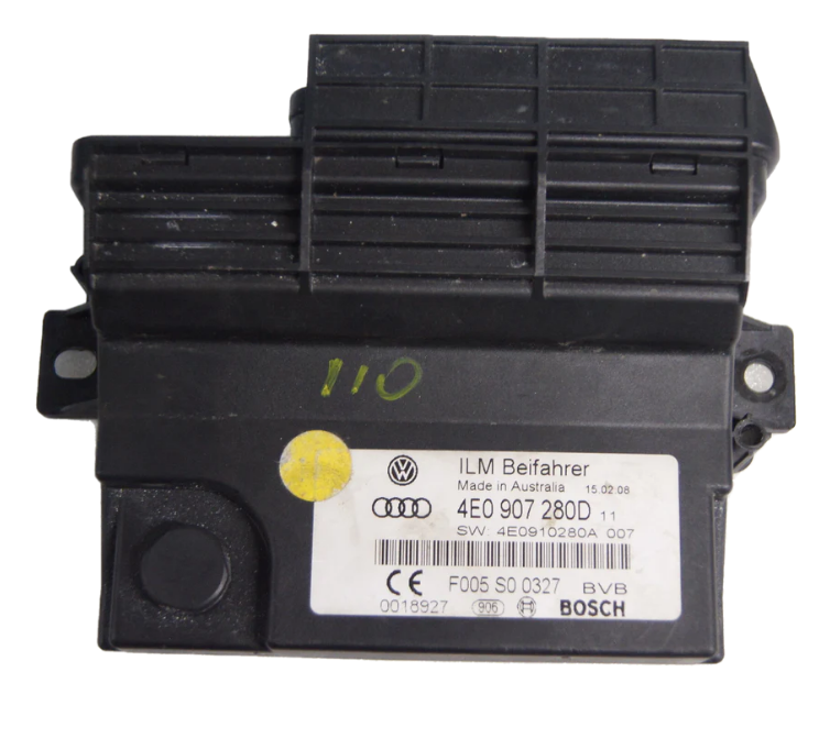 AUDI A8 ONBOARD POWER SUPPLY CONTROLLER ECU ILM 4E0907280D 4E0910280A