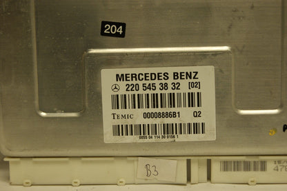 MERCEDES-BENZ S-CLASS W220  AIR SUSPENSION CONTROL UNIT 2205453832