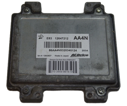 VAUXHALL ECU  12647212 AA4N PLUG AND PLAY.