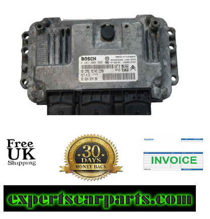 CITROEN PEUGEOT  9662467480 0261208908 ECU VIRGIN AND PIN