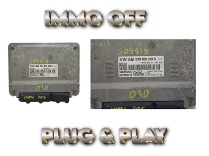 ECU 03D906023B SKODA FABIA VW POLO IMMO OFF PLUG & PLAY