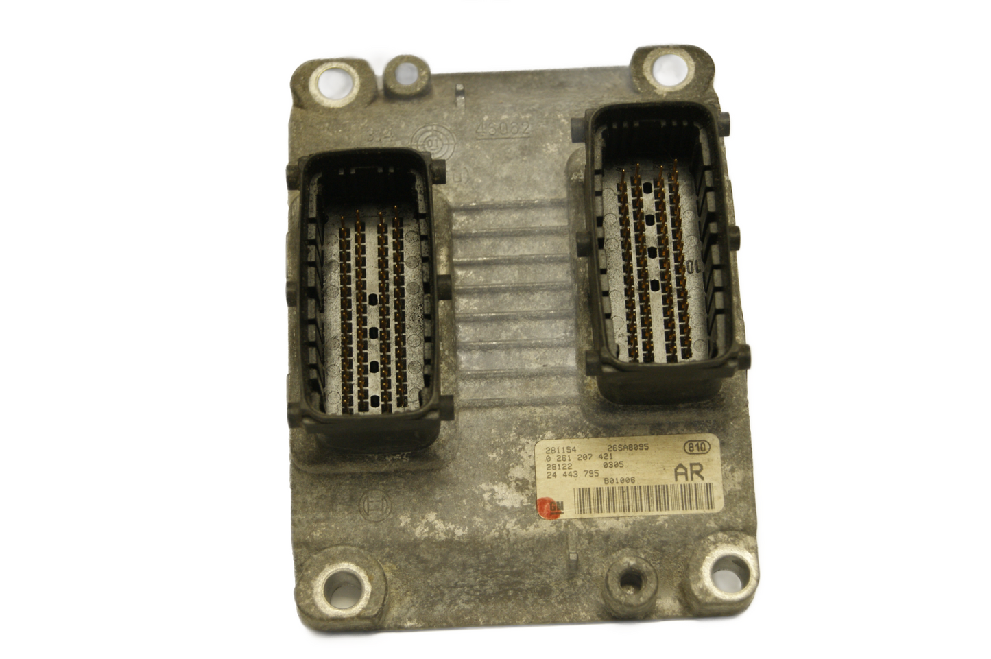 Vauxhall Corsa 1.0 16v Z10XE Engine ECU 0261207421 24443795 AR RESET & PIN