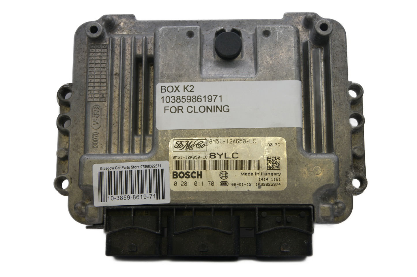 ECU FORD 8M51-12A650-LC 0281011701 PLUG AND PLAY (CLONING)