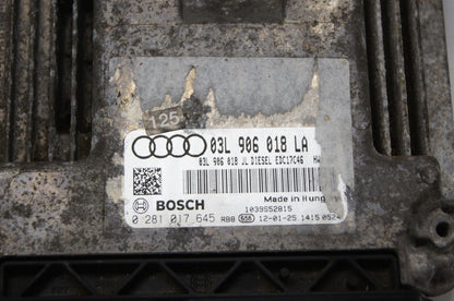 AUDI ENGINE CONTROL MODULE ECU  03L906018LA 0281017645  EC17C46