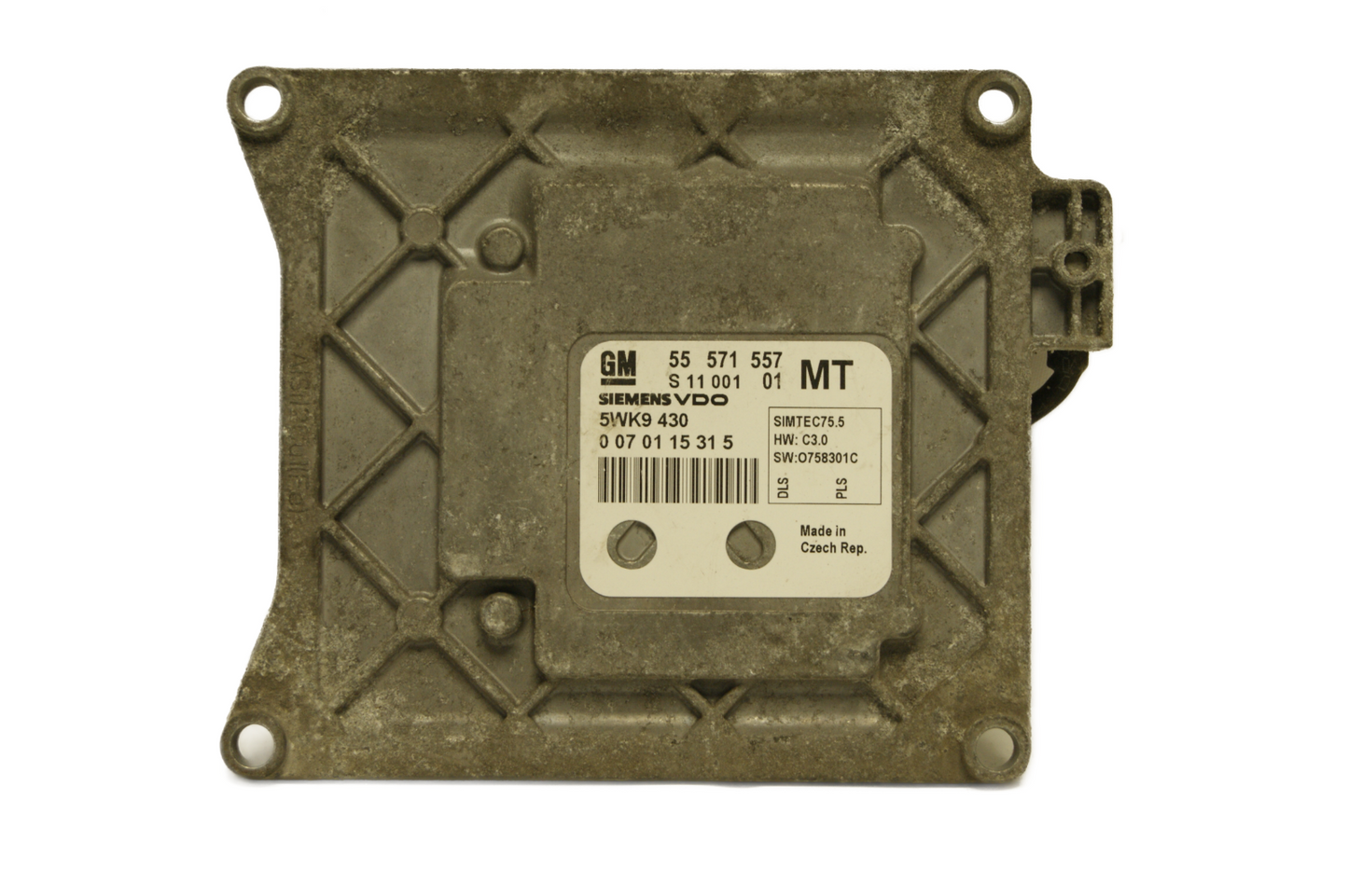 PLUG & PLAY CLONING ASTRA ZAFIRA 55571557 MT  ENGINE ECU