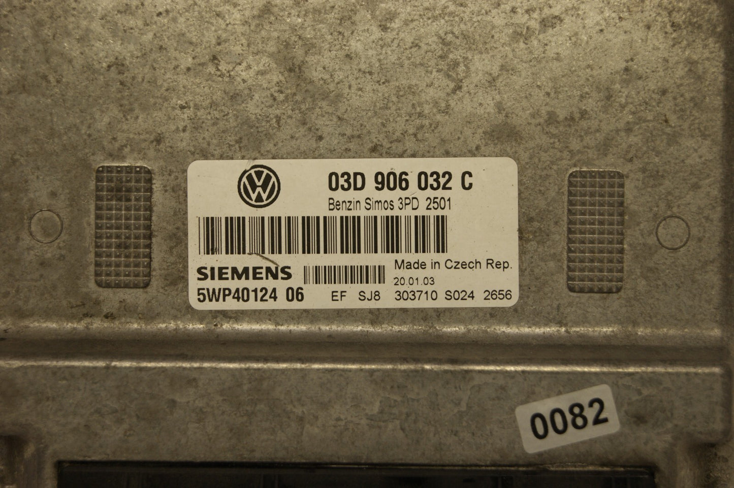 03D906032C   ECU Audi VW Skoda Seat   IMMO OFF PLUG & PLAY.