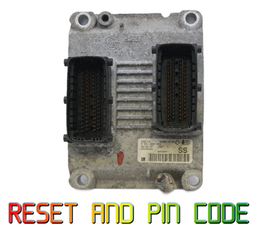 Vauxhall Opel Corsa C 1.2 16v Z12XEP ECU 0261208253 55352622 SS RESET & PIN