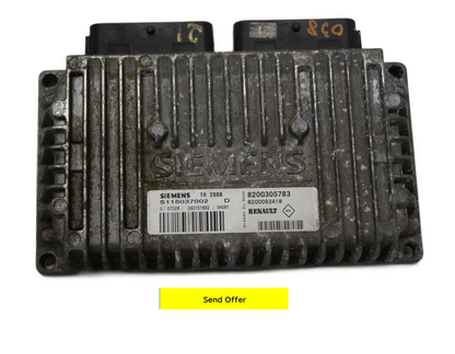 RENAULT CLIO  TRANSMISSION GEARBOX ECU 8200305783 S118037002 D 8200052418 TA2000