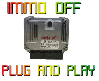 ECU VW 03G906021KH 0281013226 IMMO OFF. PLUG AND PLAY.