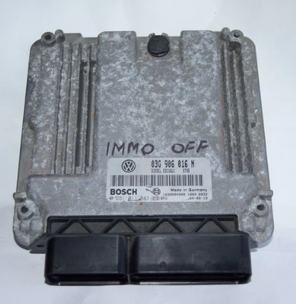 VW CADDY 2.0 ECU 03G906016N 0281011541 PLUG & PLAY IMMO OFF