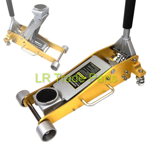 2.5 TON ALUMINIUM & STEEL NEW LOW PROFILE TROLLEY JACK GARAGE VEHICLE CAR RACING