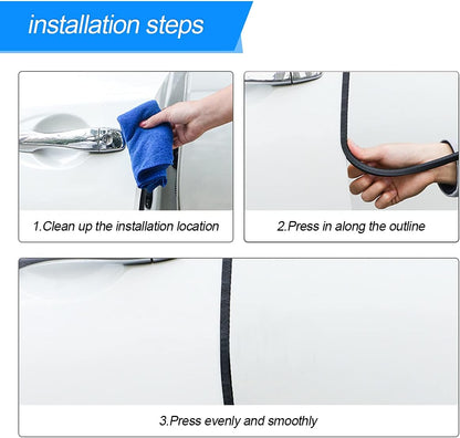 Car Door Edge Guards, Universal Rubber Seal Protector U Shape Edge Trim Car Door Edge Protection for Most Car, Aluminum Boat Edge Guards (Blue/5M)