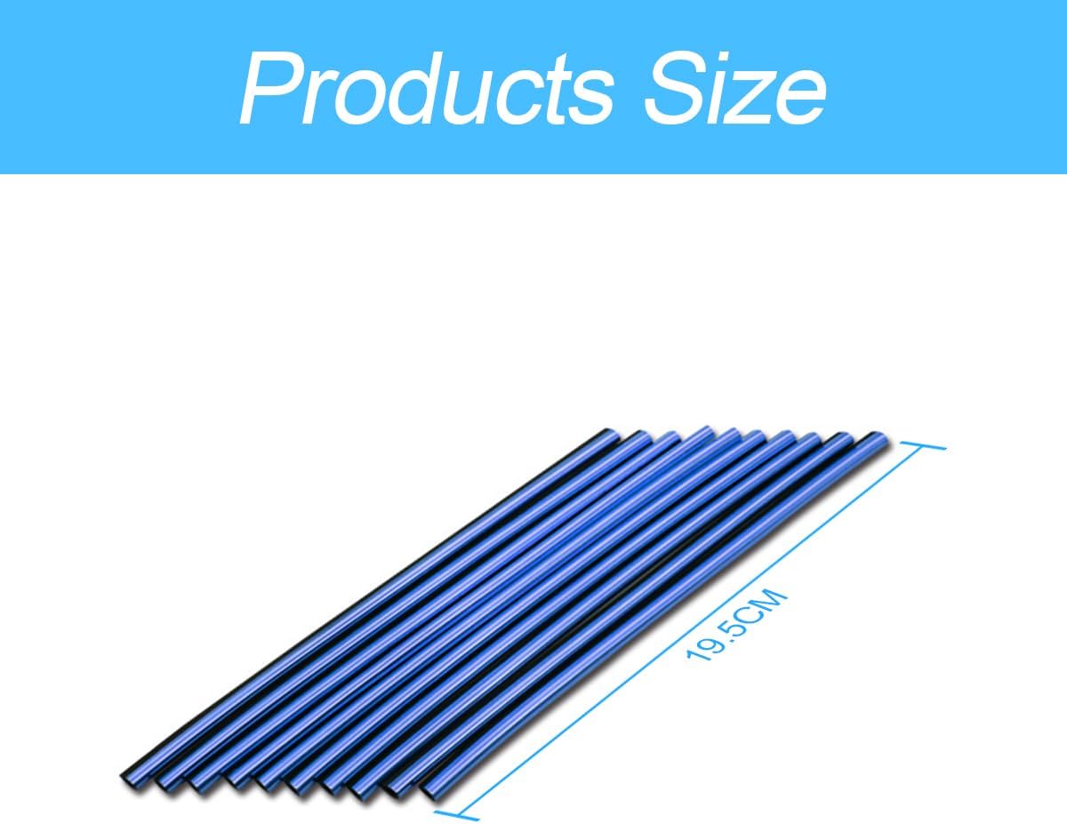 20 PCS Car Air Conditioner Decoration Strip, DIY Air Vent Outlet Trim Strip Bendable Car Interior Accessories, Car Molding Strip for Most Air Vent Outlet (Blue) UK SELLER. FAST DELIVERY