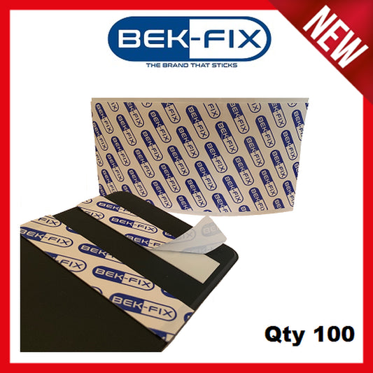 100 NUMBER PLATE STICKY PADS HEAVY DUTY DOUBLE SIDED ADHESIVE STRIPS FIXING KIT