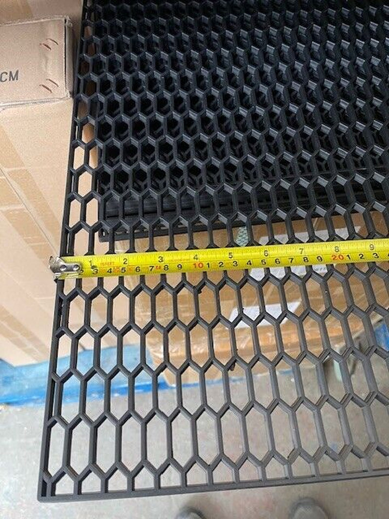 UNIVERSAL BLACK PLASTIC ABS HONEYCOMB MESH BUMPER GRILL VENT HONEY COMBE - HC04