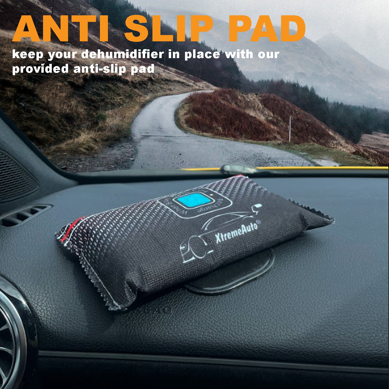 2X 1KG Car Home Dehumidifier Large Dry Bag Moisture Killer Absorber Pad Reusable