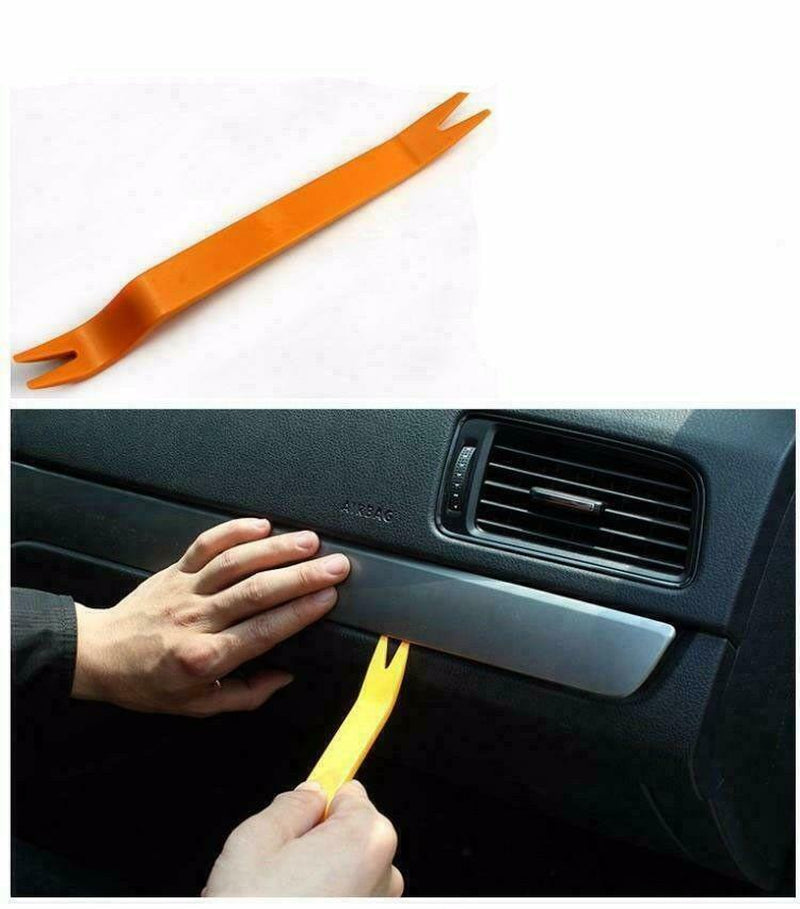 4PCS PRY TOOL KIT CAR RADIO DOOR BODY CLIP PANEL TRIM DASH AUDIO PLASTIC REMOVAL