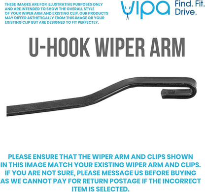 Vipa VisionGuard Wiper Blade Kit Compatible with Land Rover Discovery Sport (Sep 2014 Onwards  )