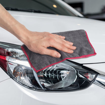 Kleeneze Car Cleaning Set 9 Piece Interior Exterior Sponges Cloths Brush Mitt