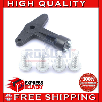 ALLOY WHEEL CENTRE CAP SCREWS BOLTS with KEY for RENAULT MEGANE CLIO SCENIC