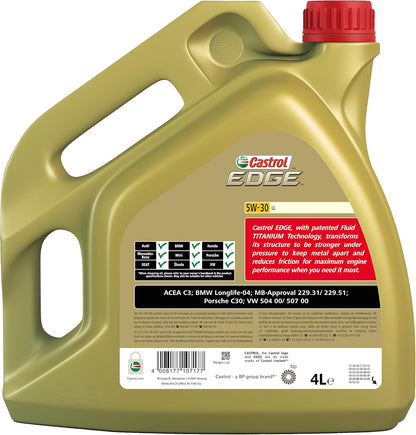 EDGE MaxFlow 5W-30 Premium Long Life Engine Oil 4L