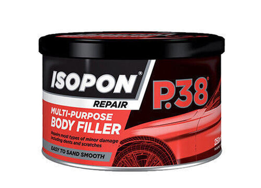 U-POL DAVIDS ISOPON P38 EASY SAND 250ML CAR BODY FILLER BODYWORK DENTS SCRATCHES