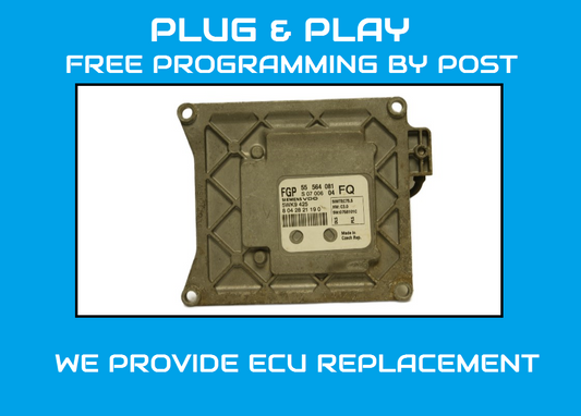 VAUXHALL 55564081 FQ 5WK9 ECU  PLUG AND PLAY(CLONING) - Glasgow Car Parts Store 