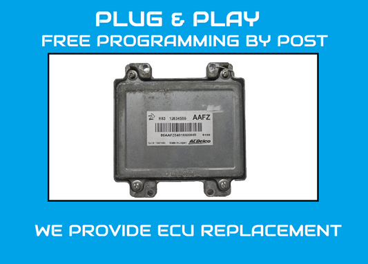 VAUXHALL E83 ECU 12634556 AAFZ PLUG & PLAY. - Glasgow Car Parts Store 