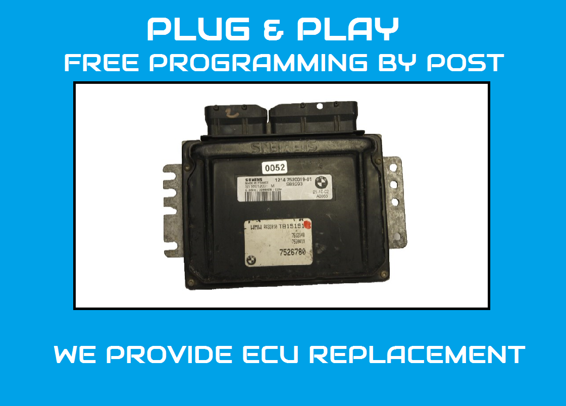 BMW MINI R50 Engine ECU 7520019 / S118012001M  PLUG AND PLAY PROGRAMMING BY POST - Glasgow Car Parts Store 