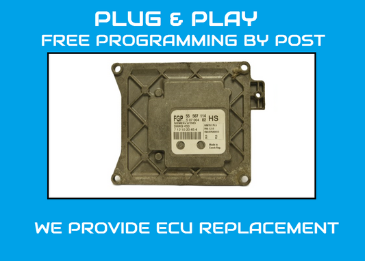VAUXHALL 55567114 HS 5WK9 ECU  PLUG AND PLAY - Glasgow Car Parts Store 