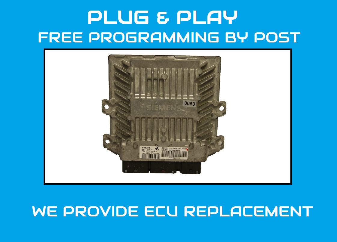 PEUGOT ECU 5WS40264C-T / HW9655534080/ SW9660781080  PLUG AND PLAY - Glasgow Car Parts Store 