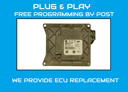 VAUXHALL 55571557 MT 5WK9 ECU  PLUG AND PLAY - Glasgow Car Parts Store 