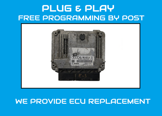 AUDI  ECU 03L906018LA 0281017645  PLUG AND PLAY PROGRAMMING BY POST - Glasgow Car Parts Store 