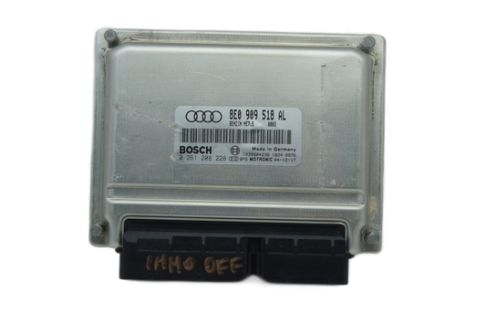 AUDI A4 1.8 TURBO ENGINE CONTROL UNIT 0261208228 8E0909518AL ECU IMMO OFF