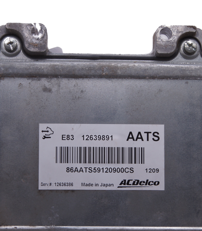 VAUXHALL E83 ECU 12639891 AATS PLUG & PLAY