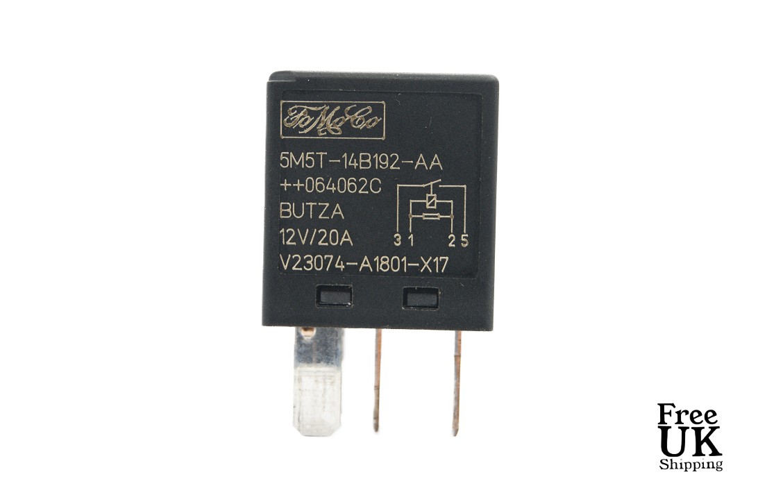 Ford  Multi-Use Black Relay 5M5T-14B192-AA FoMoCo V23074-A1801-X17.