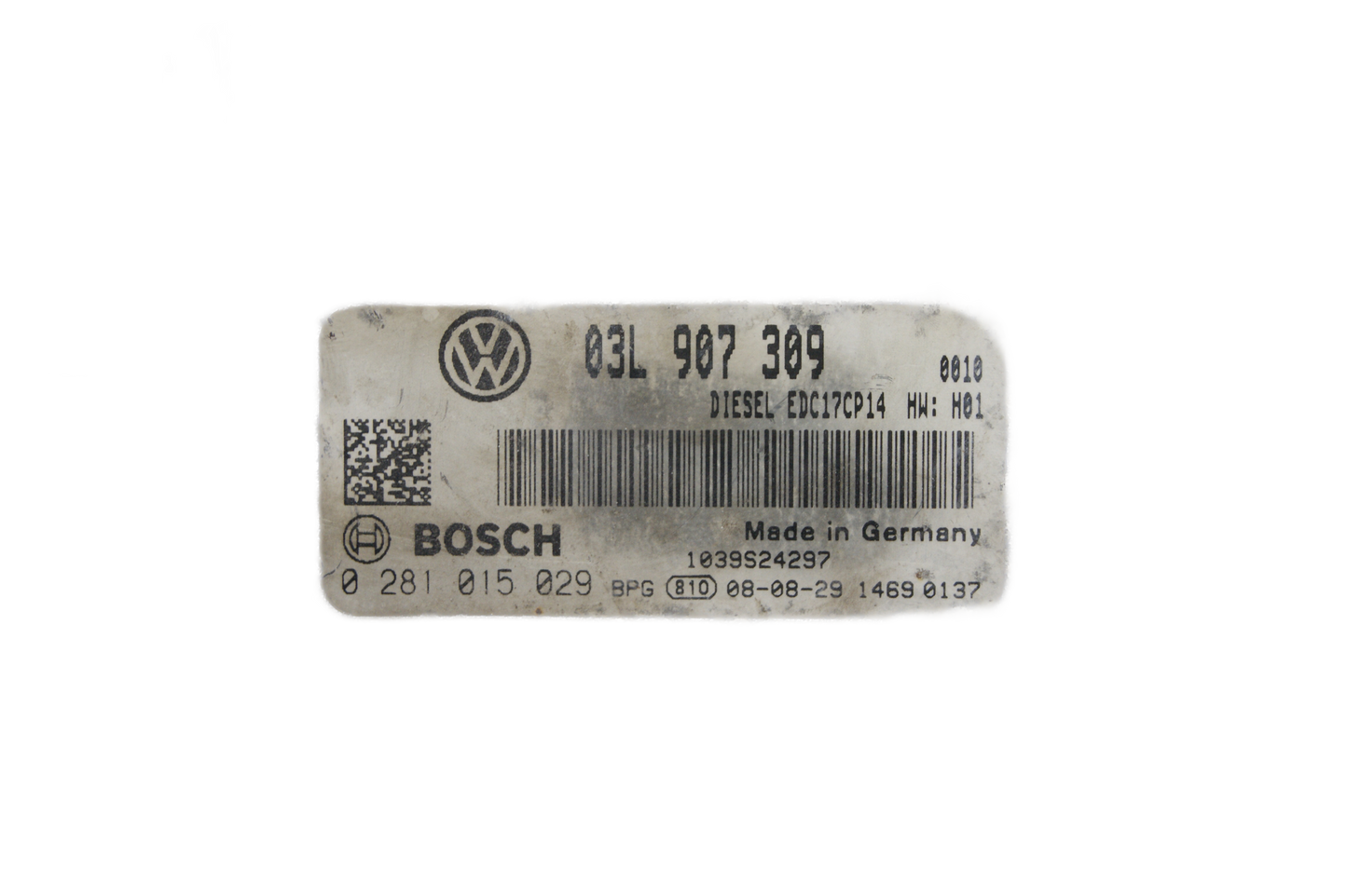 VW Audi Seat Skoda ECU Bosch 0281015029  03L907309  Plug & Play Immo off