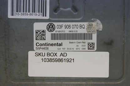 ECU VW POLO 1.2 03F906070 BQ CONTINENTAL SIMOS 10.20