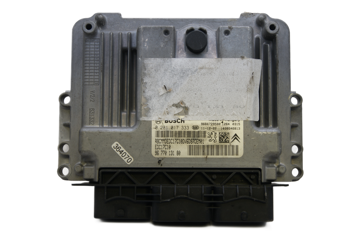 ECU PEUGEOT CITROEN 0281017333 9677013180 PLUG & PLAY (CLONING)