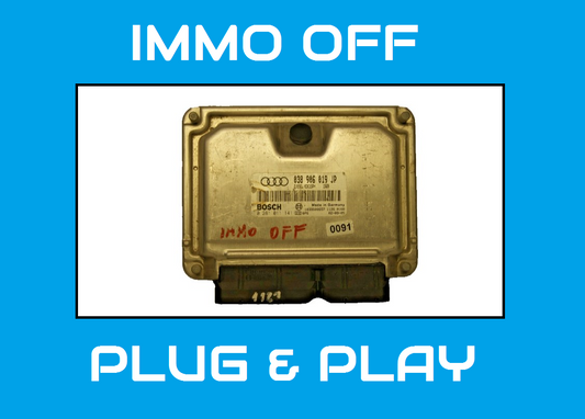 ECU AUDI  038906019JP 0281011141 IMMO OFF PLUG AND PLAY - Glasgow Car Parts Store 