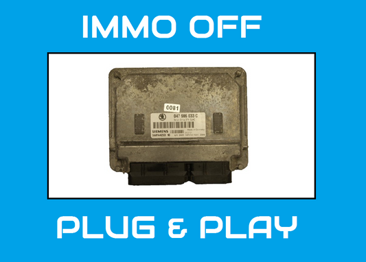 047906033C ECU Audi VW Skoda Seat  IMMO OFF PLUG & PLAY. SIMOS 3PA